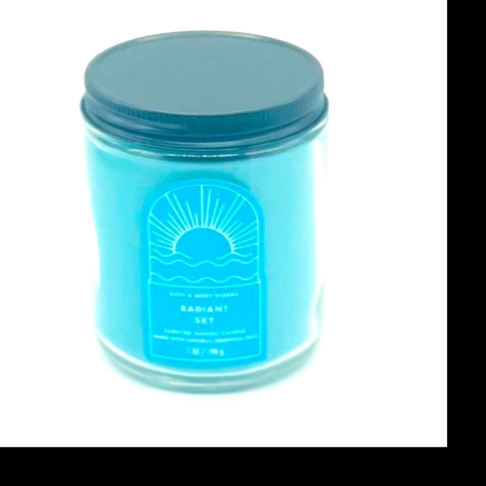 BBW Radiant Sky Single Wick Candle